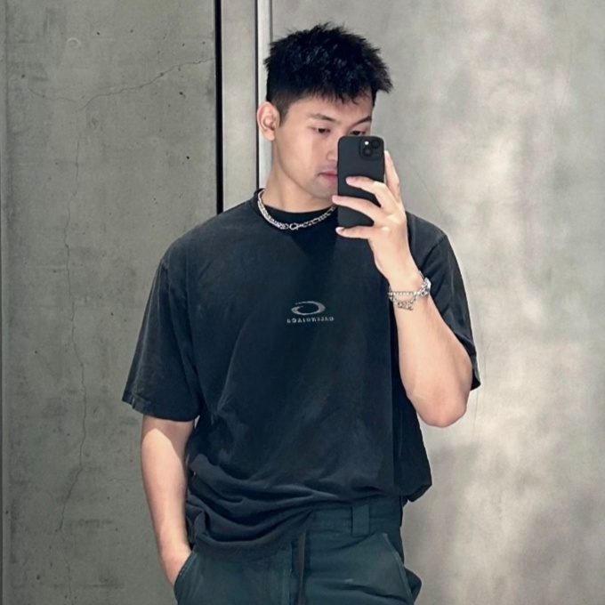 balenciaga loop sports icon embroidery t-shirt